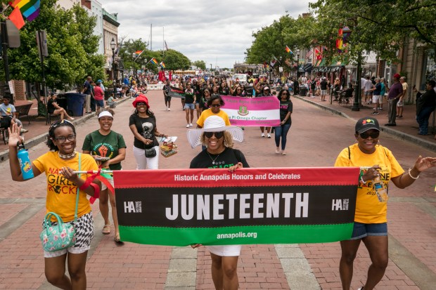 The second annual Juneteenth Parade hosted by The Annapolis Juneteenth Planning Committee and the City of Annapolis, Saturday, June 18, 2022.