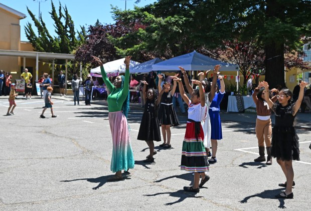 Performaing Stars of Marin dancers take the stage at Mill...