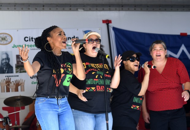 Elizabeth Green and Kristen Anthony, members of The Village SBC,...