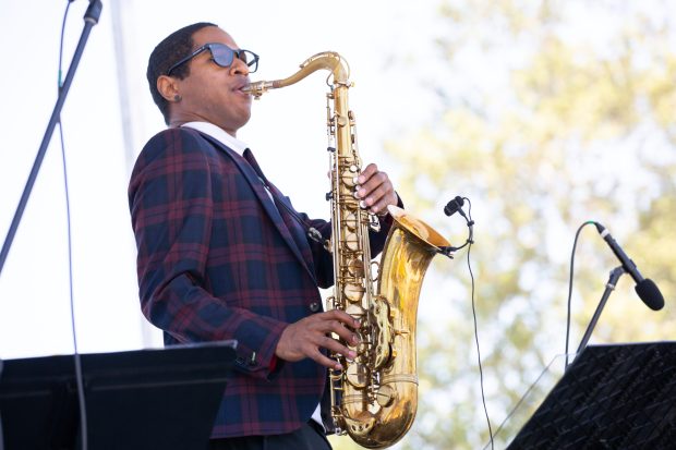 (Photo by Raphael Richardson, Contributing Photographer)A saxophonist frorm the Clayton...